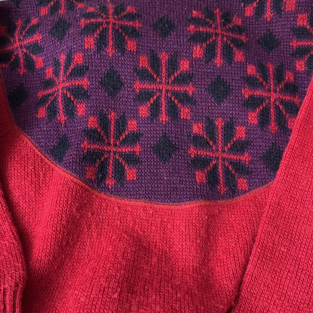 Vintage Alafoss of Iceland Vintage Pink Fair Isle Sweater 80’ Knit - Picture 6 of 8
